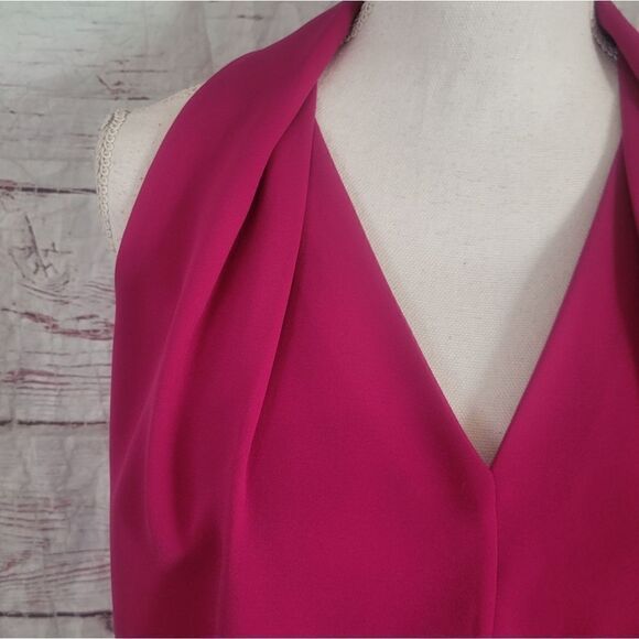 Diane Von Furstenberg  Regan Draped Sleeveless Top Size Small - Picture 4 of 6